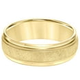thumbnail image 3 of 7mm Satin Finish Comfort Fit Mens Band in 14K Gold, 3 of 4