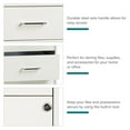 thumbnail image 16 of Hirsh 18" Deep 4-Drawer Metal Mobile Organizer, 4 Box Drawers, White, 16 of 19