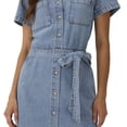 thumbnail image 6 of Frye Women's Belted Denim Mini Dress, 6 of 9