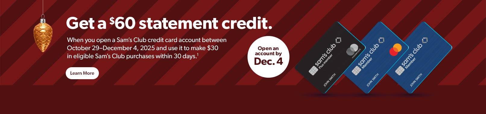 Get a $60 statement credit
