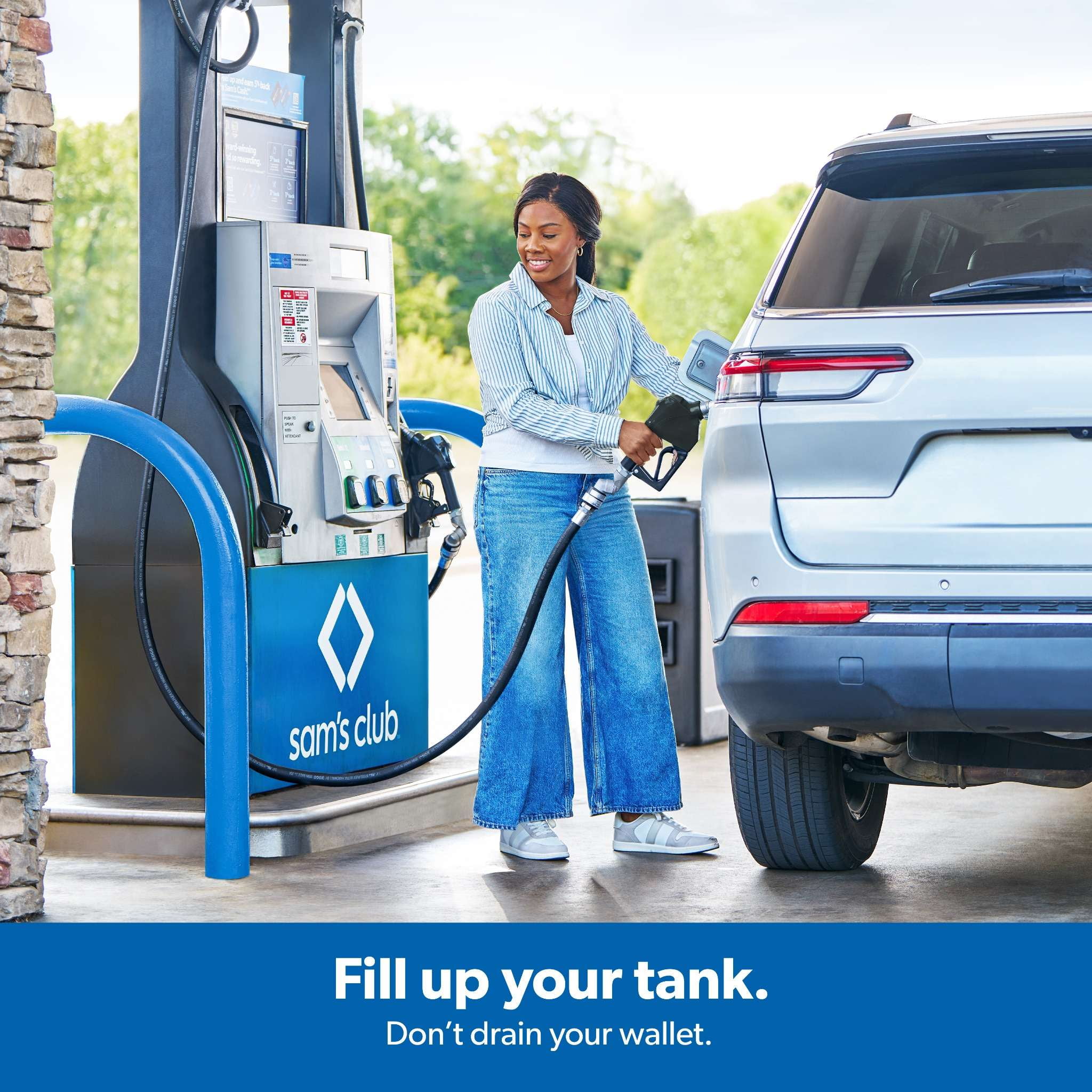 Fill up your tank. Don't drain your wallet.