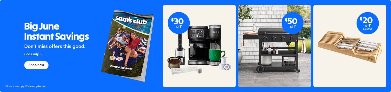 Big June instant savings. Don't miss offers this good. Ends July 5. Shop Now.
