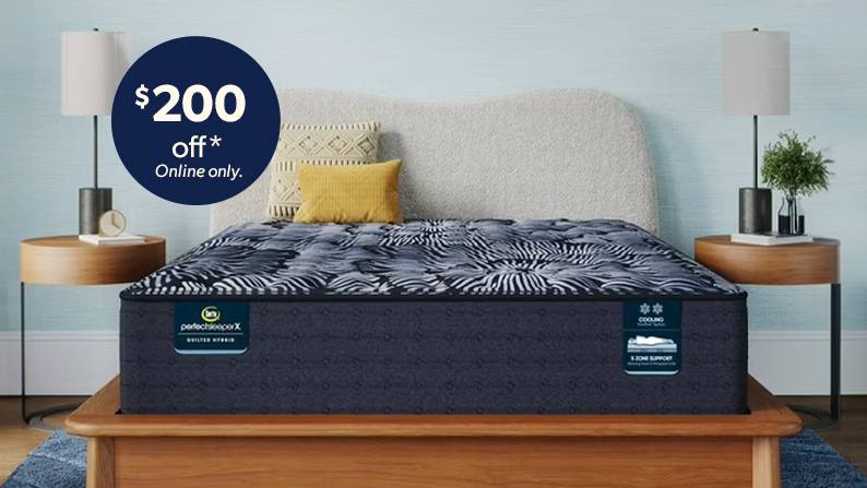 Save on mattresses & more Offer ends June 3. While supplies last.