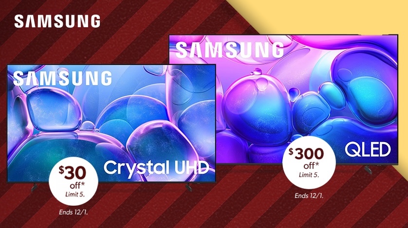 Save big on Samsung TVs before Thanksgiving