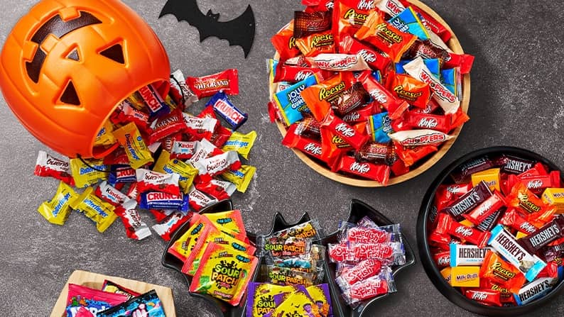 Halloween runs on candy.