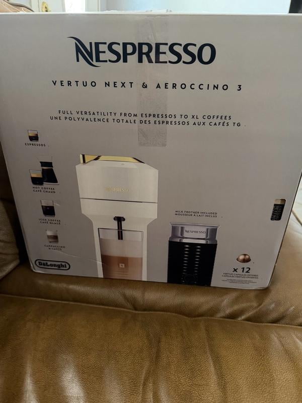Nespresso Vertuo Next Deluxe by De'Longhi, Dark Grey with Milk