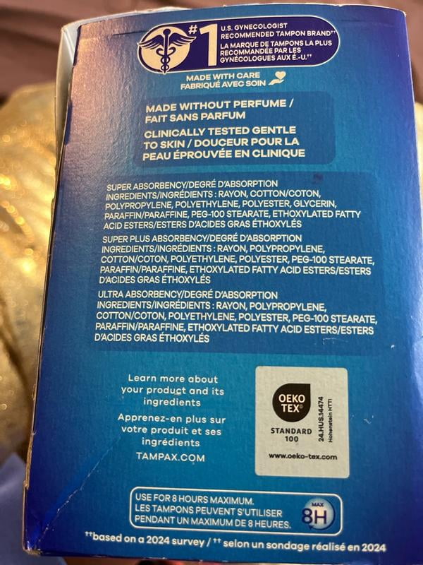 Customer reviews for Tampax Pearl Super Plus, LeakGuard Protection