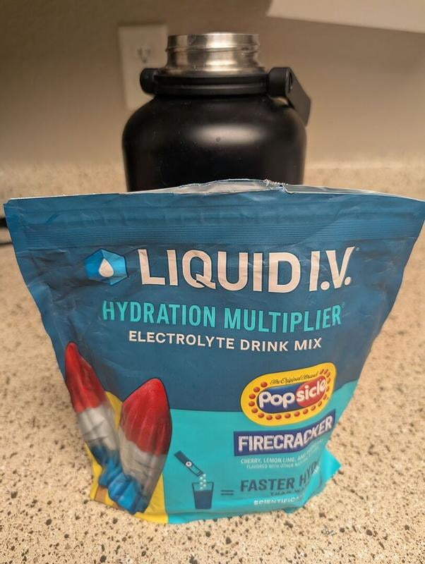 Liquid I.V. Hydration Multiplier Electrolyte Powder, Popsicle