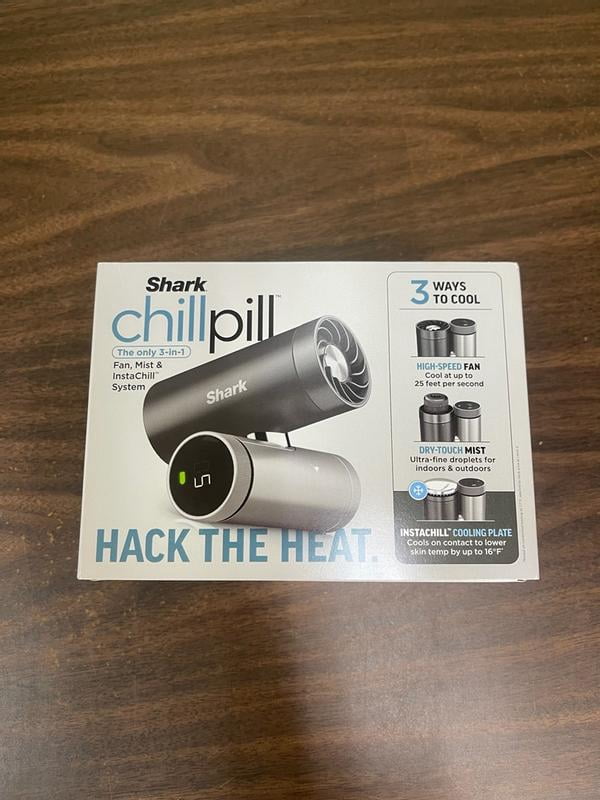 Shark ChillPill Rechargeable Portable Handheld Fan with Dry Mist