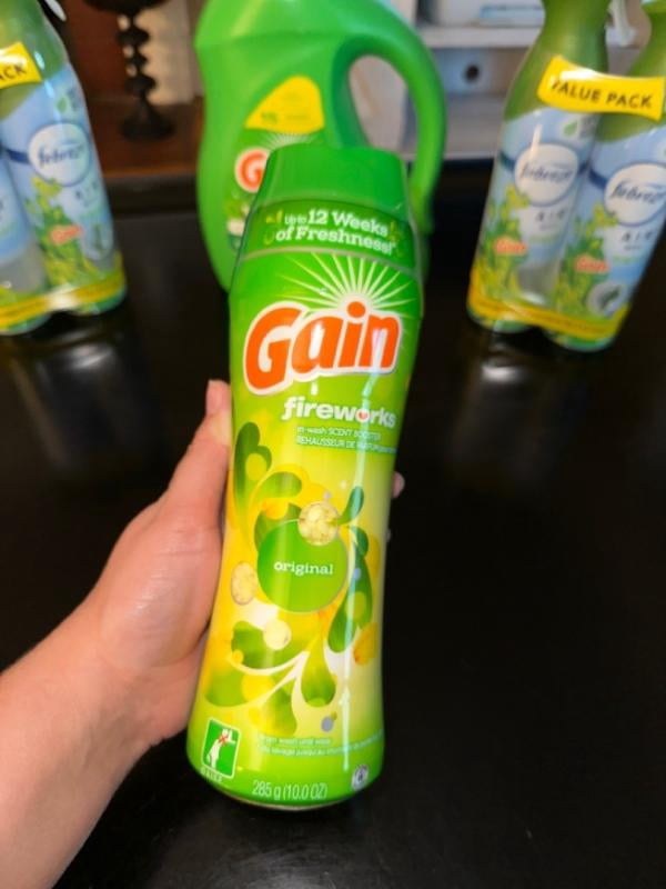 Gain Fireworks In-Wash Scent Booster Beads, Original, 34 oz