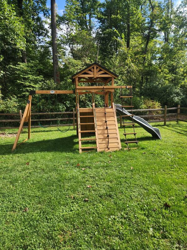 Backyard Discovery Endeavor Cedar Swing Set - Samsclub.com