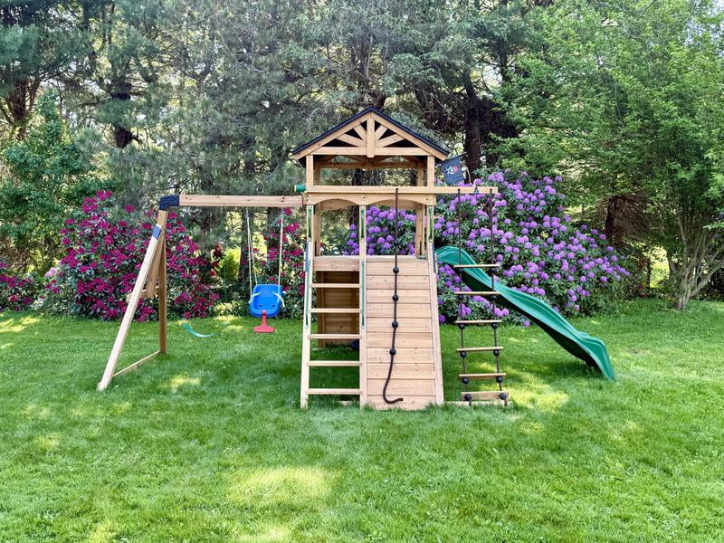 Backyard Discovery Endeavor Cedar Swing Set - Samsclub.com
