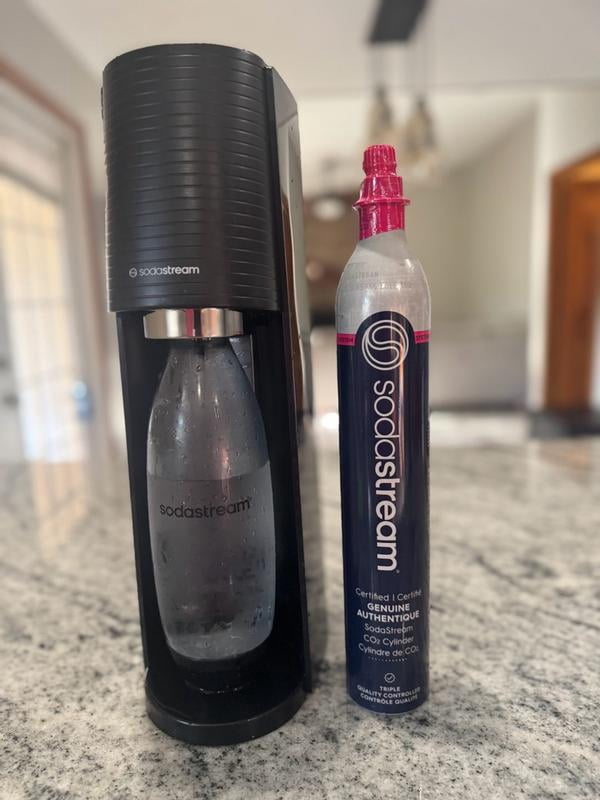 SodaStream Terra Starter Kit with Cherry Bubly Designed Bottle