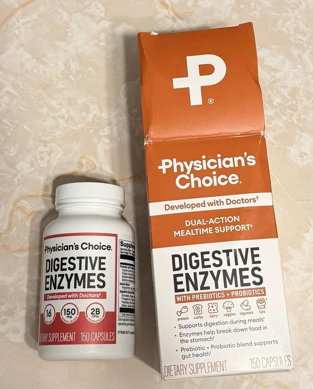 best digestive enzymes for glp 1 Physician's Choice with Probiotic, 150 ct Break it down: Digestive Enzymes