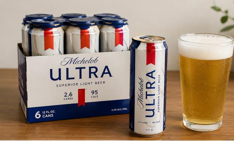 Michelob Ultra Superior Light Lager Beer, 12 fl. oz. bottle, 12 pk