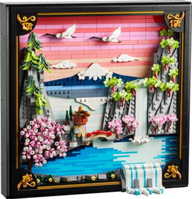 LEGO Art Japanese Cherry Blossom Landscape Building Set, 1892 pc