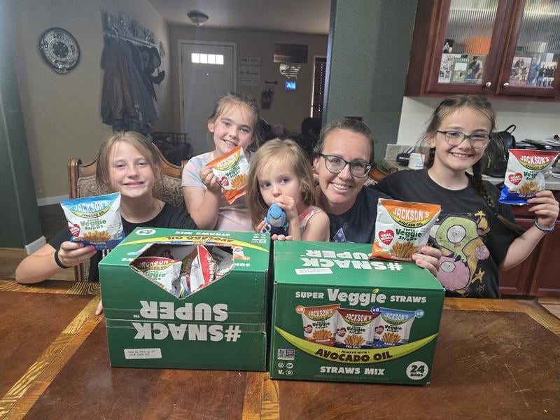Jackson's Super Veggie Straws Variety Pack, 0.75 oz., 24 pk