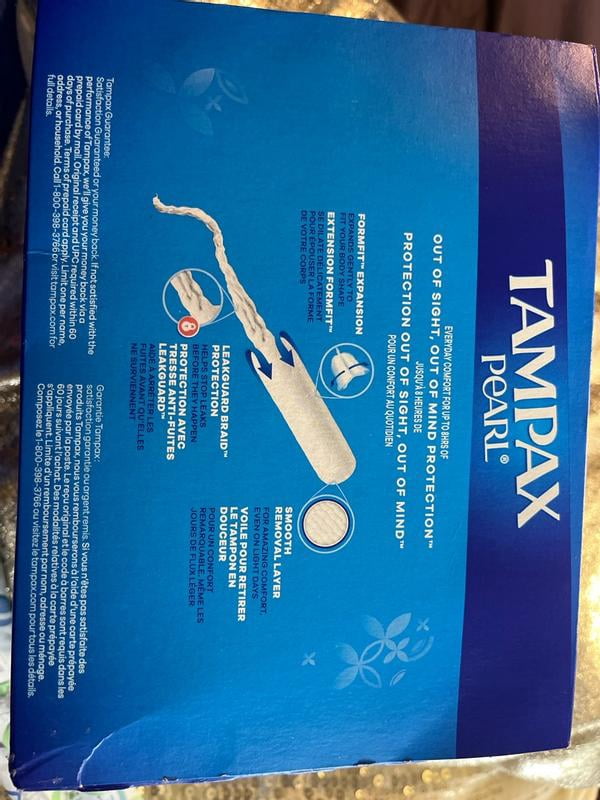 Customer reviews for Tampax Pearl Super Plus, LeakGuard Protection