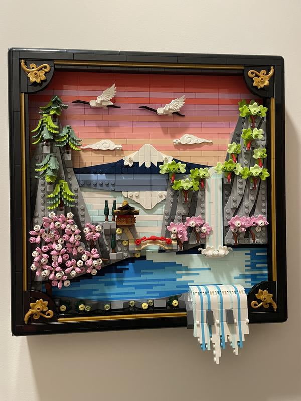 LEGO Art Japanese Cherry Blossom Landscape Building Set, 1892 pc