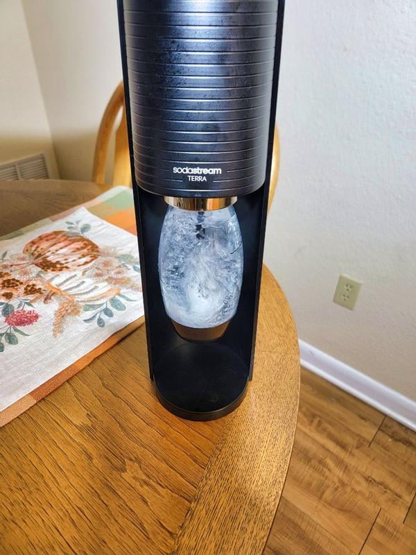 SodaStream Terra Starter Kit with Cherry Bubly Designed Bottle