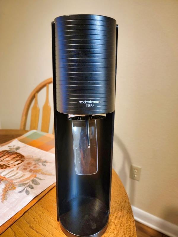 SodaStream Terra Starter Kit with Cherry Bubly Designed Bottle