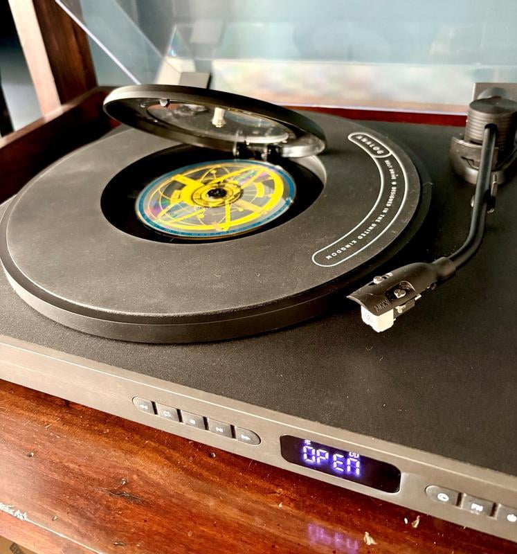 Mixx Analog Plus 2-in-1 Fully Automatic Turntable & CD Player with