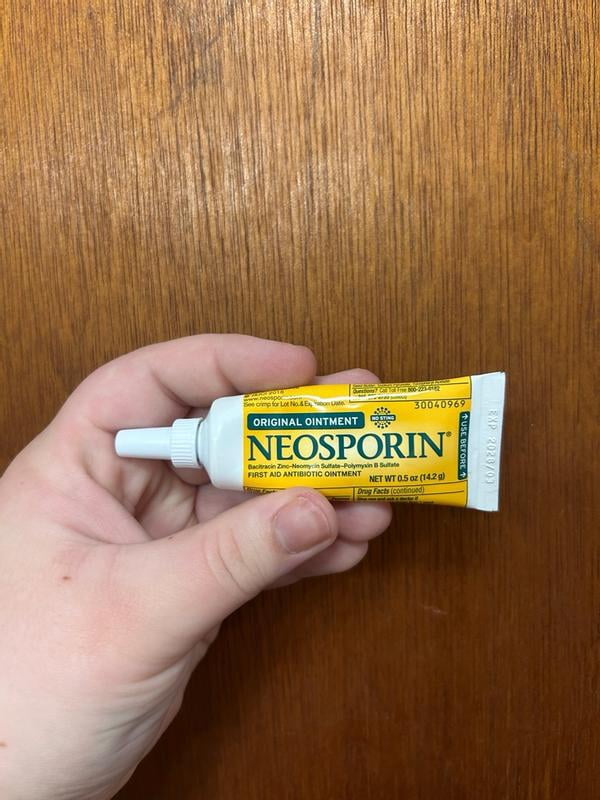 Neosporin Original First Aid Antibiotic Ointment 1 oz. tube + two